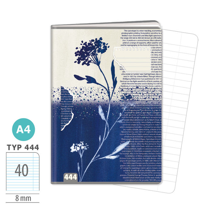 1582-0409-2 Zošit A4, 40 listov, TYP 444 Simply