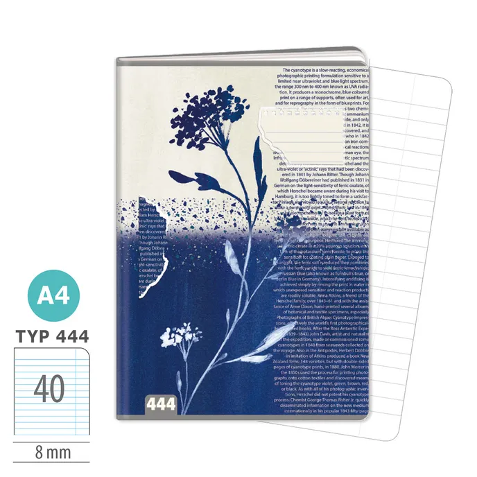 1582-0409-2 Exercise book A4, TYPE 444 Simply