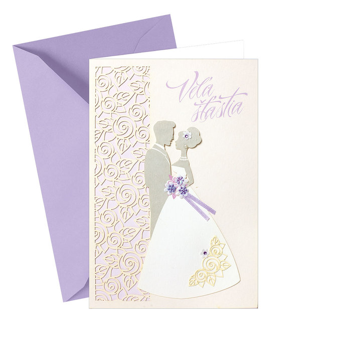 33-4027 Wedding greeting card SK