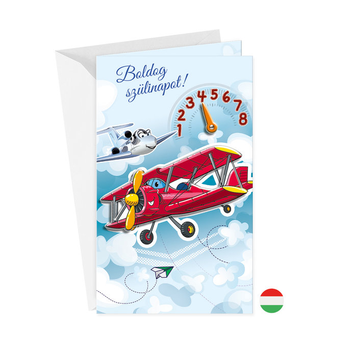 17-6047 Greeting card for children HU