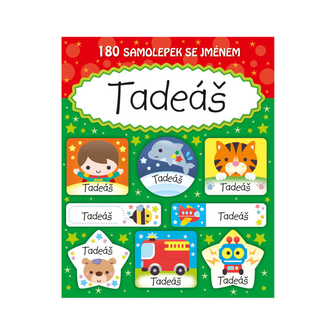 1114-0153 Tear-off block with stickers - 15 sheets, Tadeáš