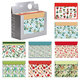 1085-V001 Envelope C5 printed, Christmas mix 120pcs