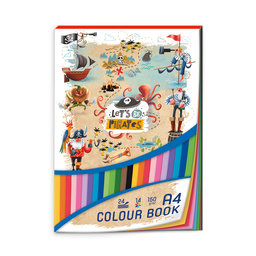 1703-0363 Colour book A4 Let’s be Pirates