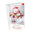 11-6496 Christmas greeting card card with leap HU