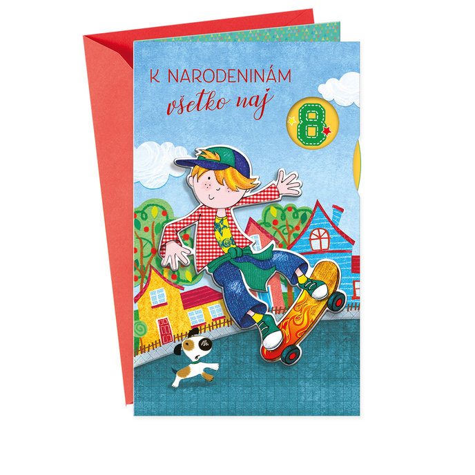 17-6020 Greeting card for children SK