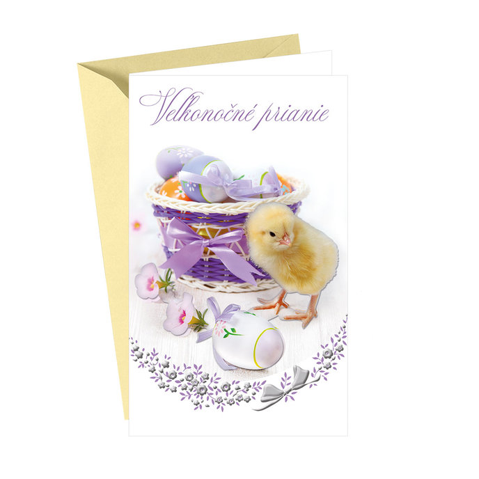 12-6016 Easter greeting card SK