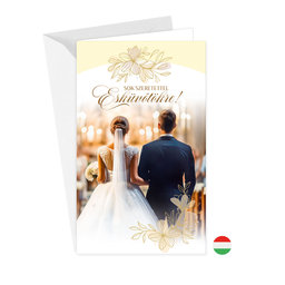 13-6176 Wedding greeting card HU