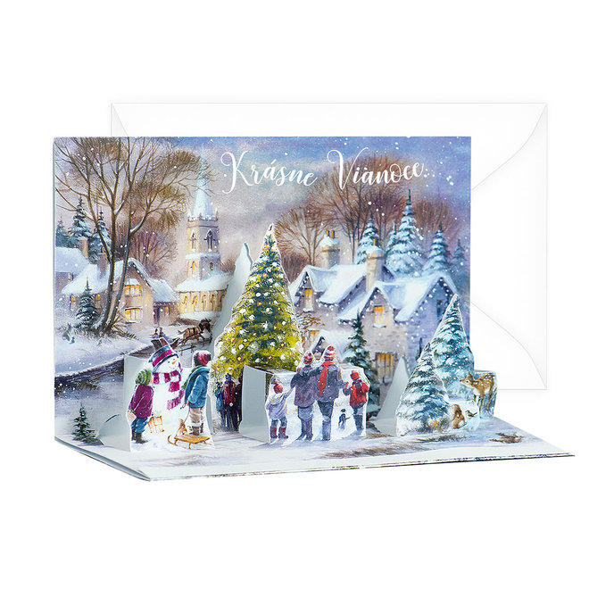 11-5042 Christmas greeting card SK