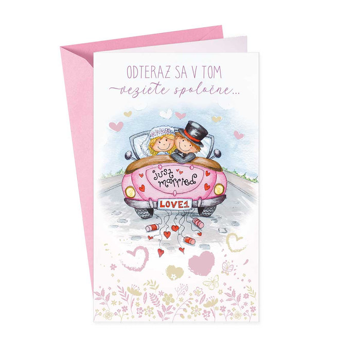 13-6154 Wedding greeting card SK