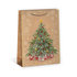 0854-0081 Darčeková taška vianočná NATUR