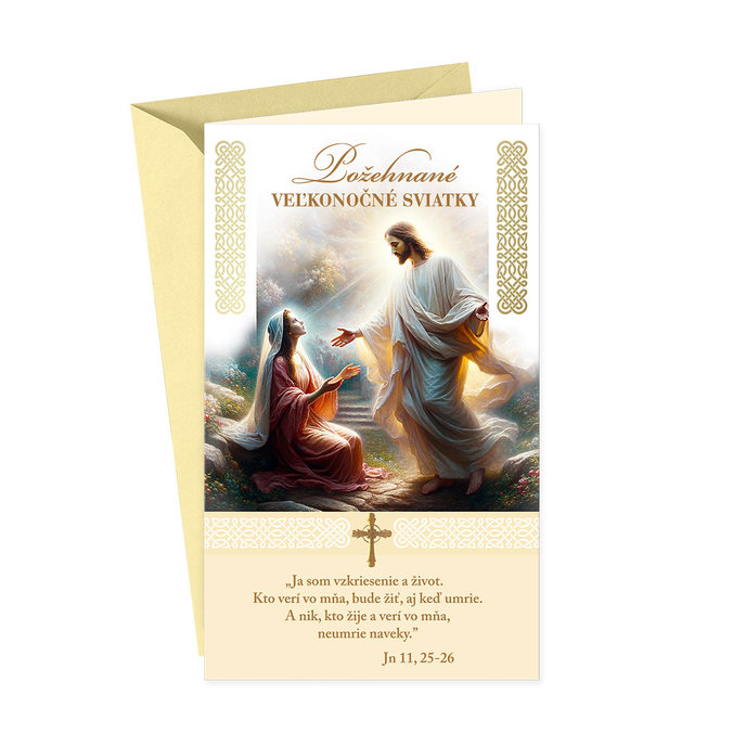 12-6035 Blahoprajná karta veľkonočná SK