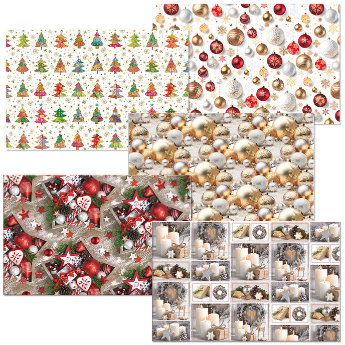 0921-0009 Baliaci papier vianočný, box 80rol.