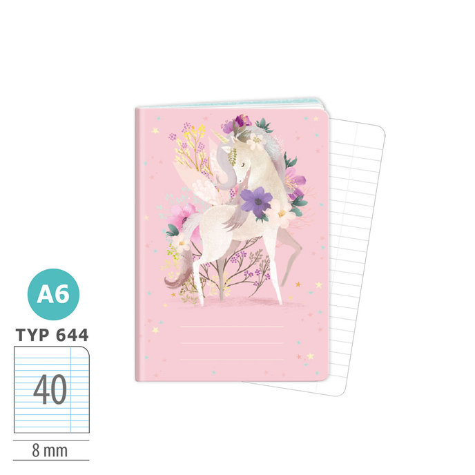 1598-0386 Exercise book A6, TYPE 644 Magical WORLD
