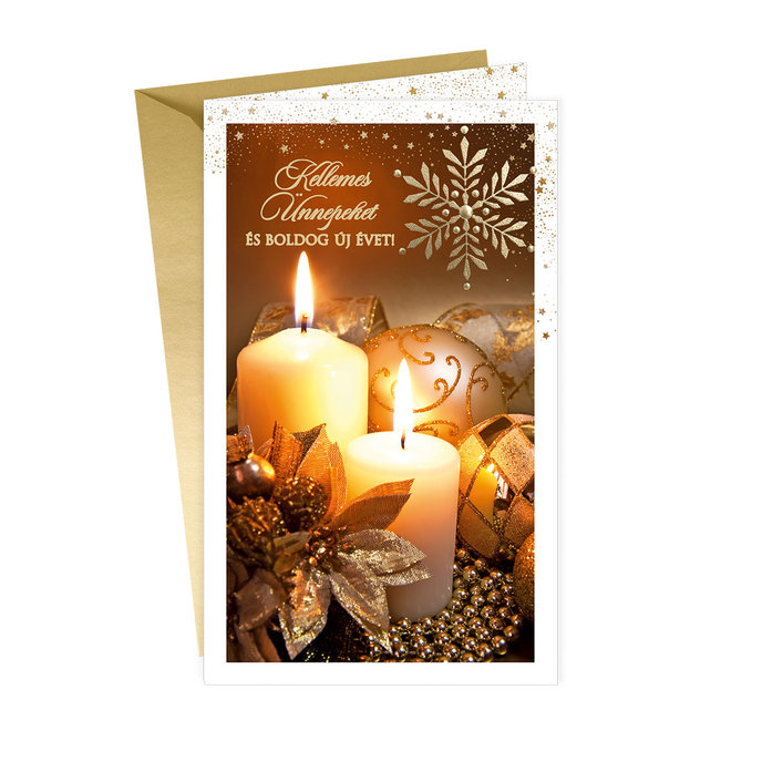 11-6421 Christmas greeting card HU