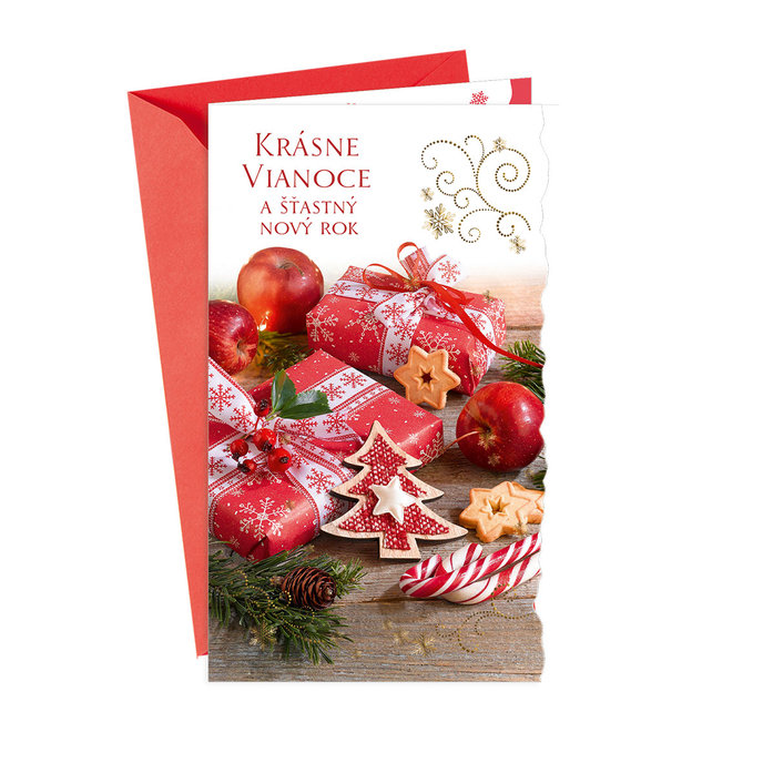 11-6604 Christmas greeting card SK