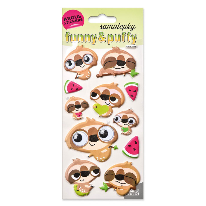 2604-0006 Decorative Stickers Funny & Puffy