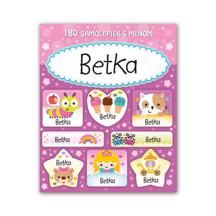 1114-0045 Tear-off block with stickers - 15 sheets, Betka