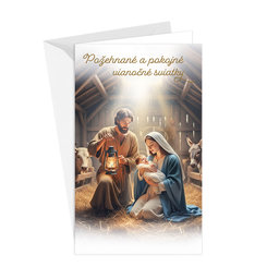 11-6580 Christmas greeting card SK