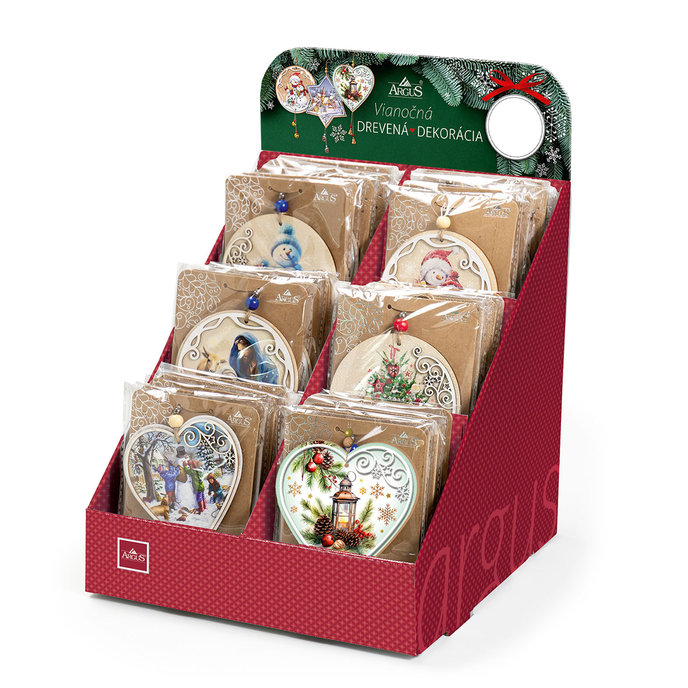 2357-V003 Christmas wooden decoration