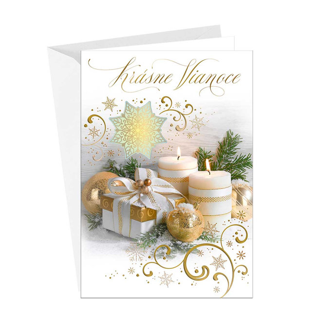 71-8017 Christmas greeting card music SK