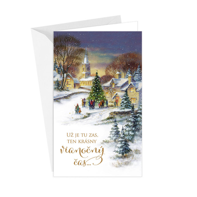 11-6547 Christmas greeting card SK