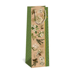 0834-0053 Gift bag for vine NATUR