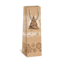 0834-0036 Gift bag for vine NATUR