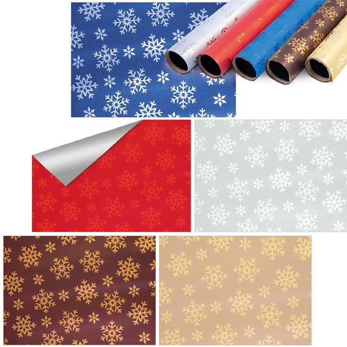 0960-0001 Metalická fólia vianočná 200x70, box 50rol.