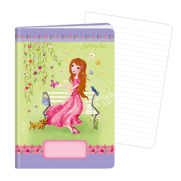 1582-0247 Zošit A4, 40 listov, TYP 444 Girls Fairy Tales
