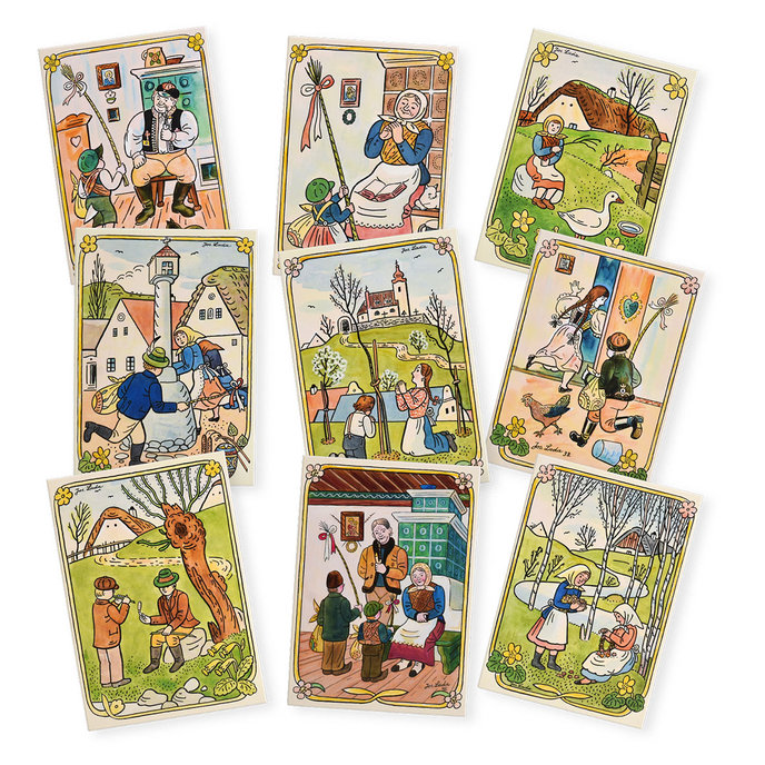 0612-0284 Pohľadnica LADA veľkonočná