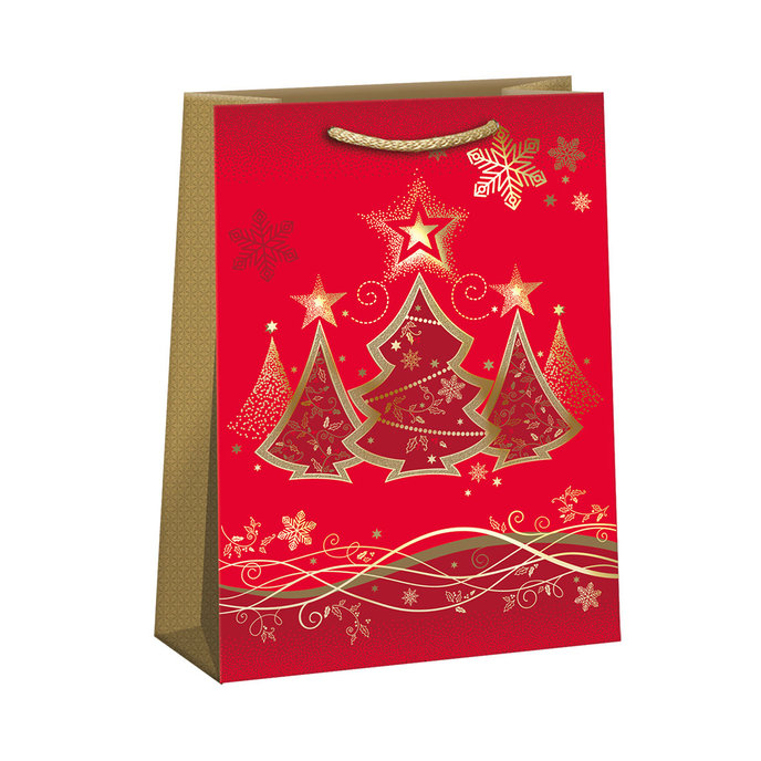 0859-0130 Darčeková taška vianočná LUX