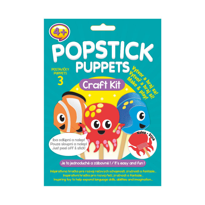 1909-0002 Kreatívne tvorenie - popstick puppets