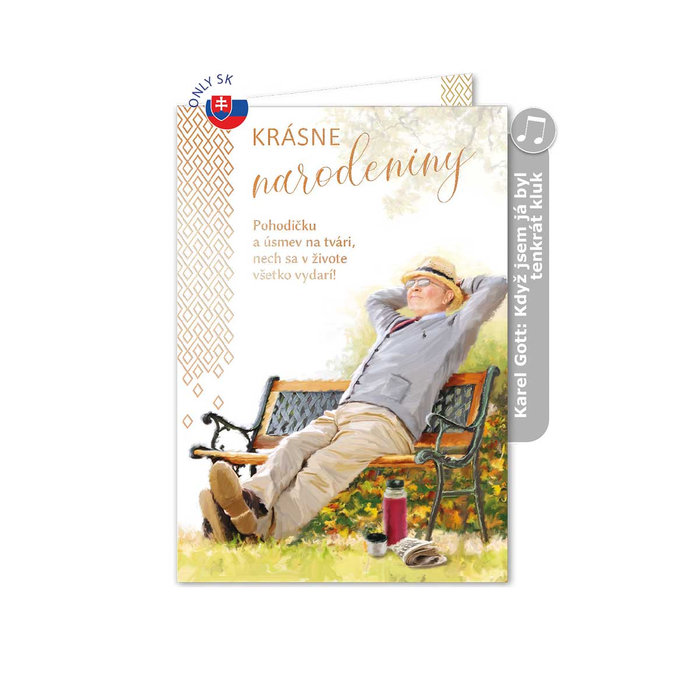 75-8017 Greeting card with music SK