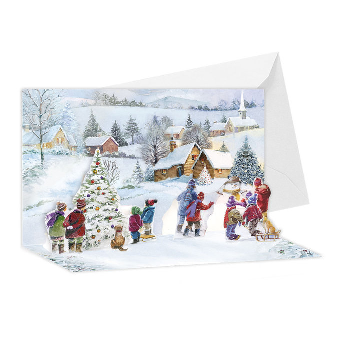 11-5038 Christmas greeting card SK