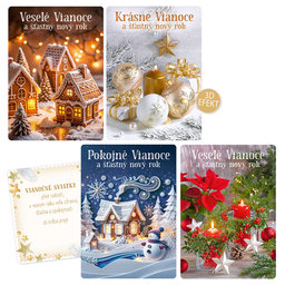 0611-0335s Christmas postcard 3D SK