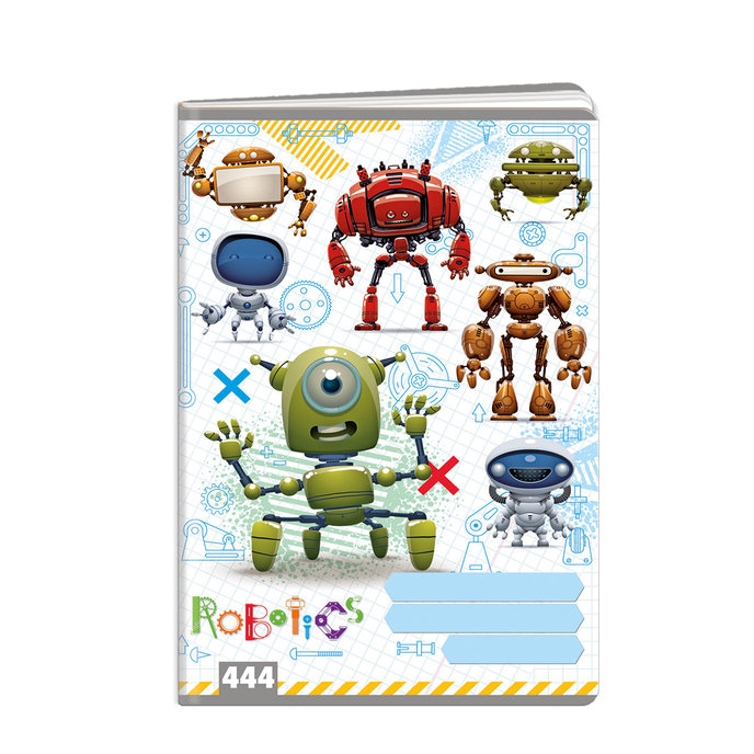 1582-0327 Zošit A4, 40 listov, TYP 444 Robotics